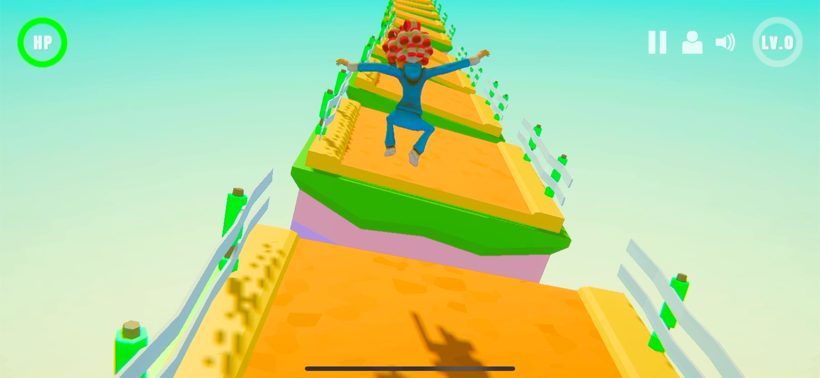 Jump Claire game screenshot featuring multiple characters and advanced gameplay